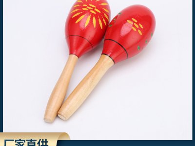 28厘大號木質椰樹沙錘奧爾夫音樂樂器兒童打擊樂器幼兒園搖鈴砂球